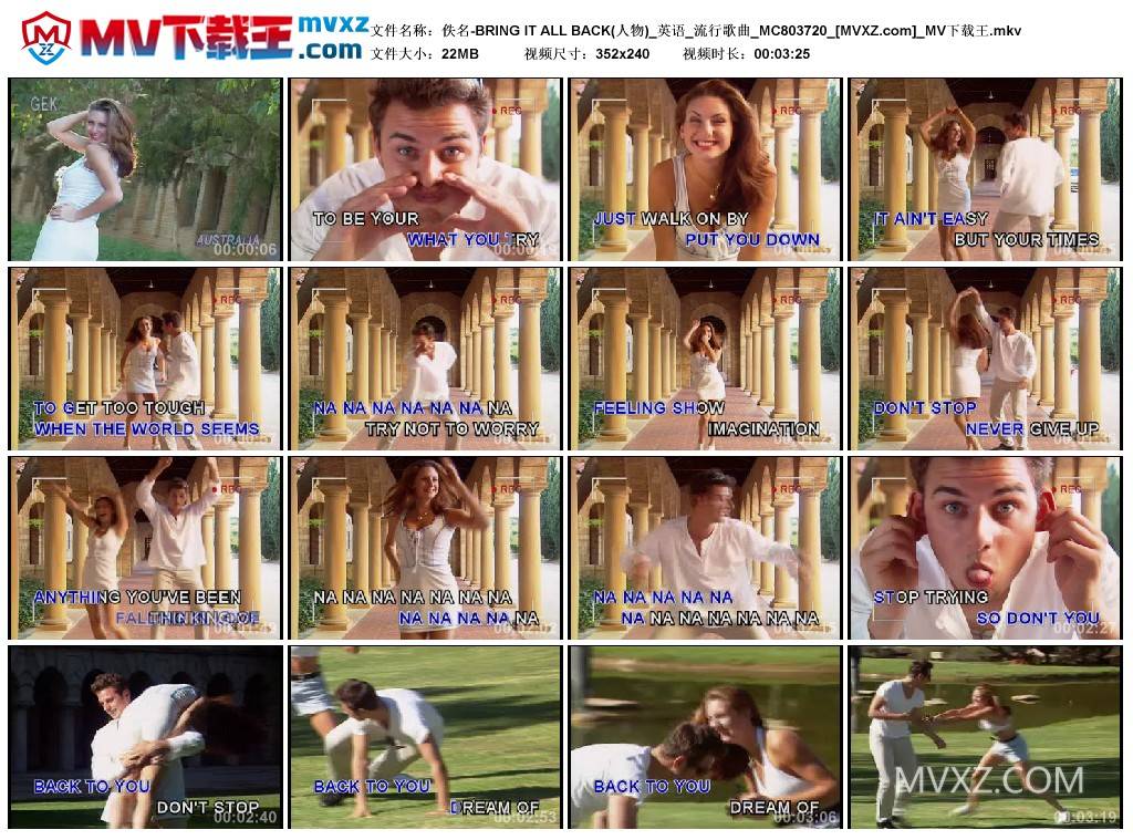 佚名-BRING IT ALL BACK(人物)_英语_流行歌曲_MC803720